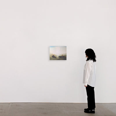 Makoto Honda「蛍光色のゼリー」2024 絵画