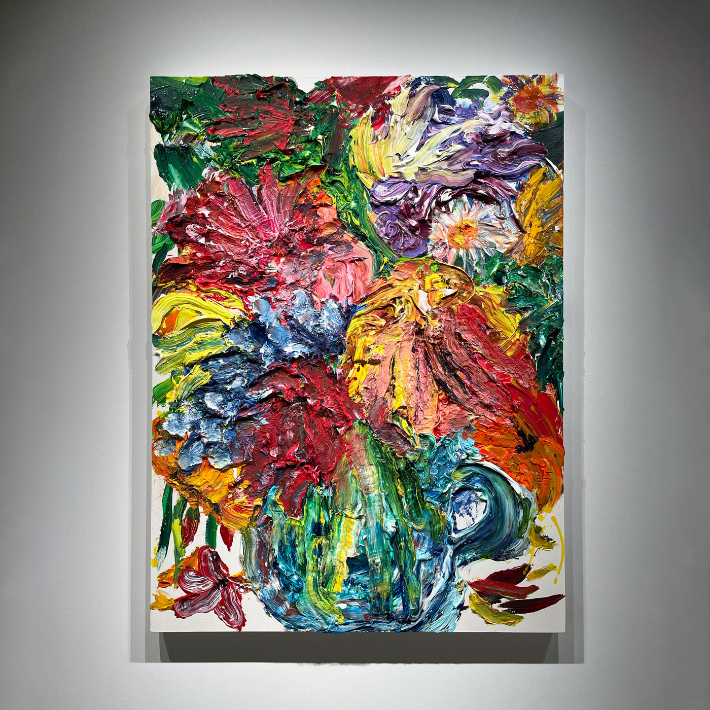 Yohei Sugita「The abstract flower "multicolor"」2024 絵画