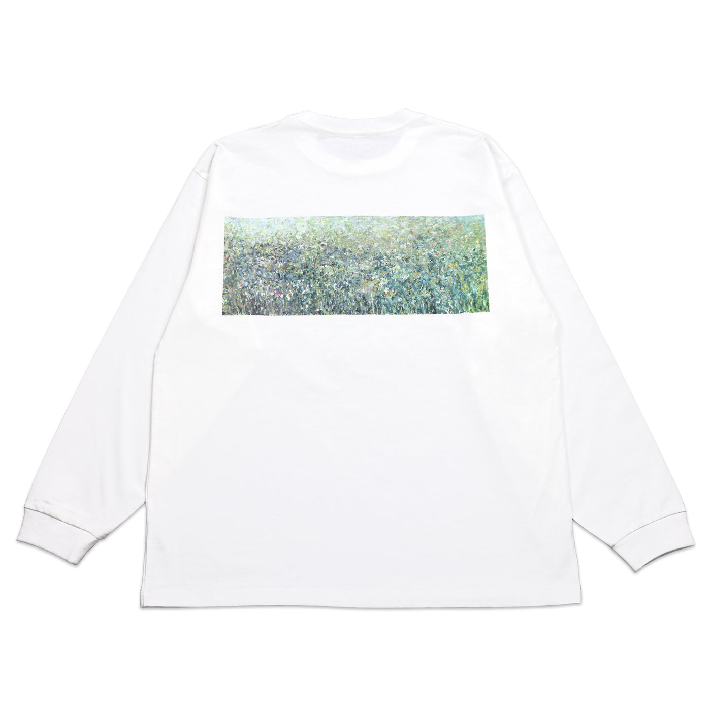 花と森 長袖Tシャツ